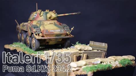 Puma Sd Kfz 234 2 Italeri 1 35 Part 2 Italeri Scalemodel Puma