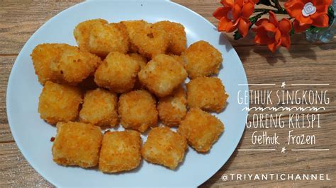 Membuat Gethuk Singkong Goreng Krispi I Ghetuk Singkong Frozen Yang