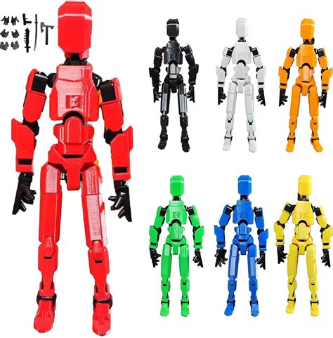 Gjkbj Lucky 13 Action Figures Assembly Completed Titan 13 Action Figure T13