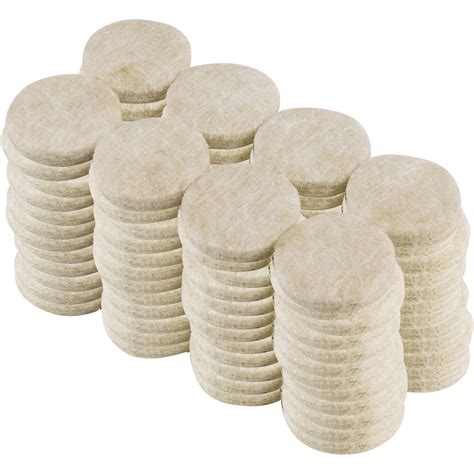 Everbilt 1 In Beige Round Felt Heavy Duty Self Adhesive Furniture Pads