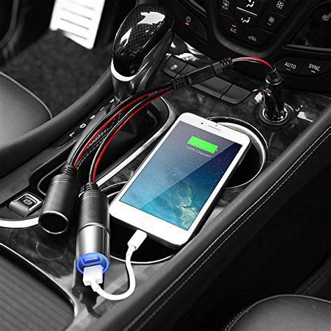 Upgraded Version Electop 1 To 2 Car Cigarette Lighter Splitter