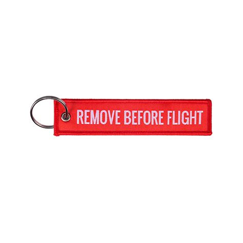 "Remove Before Flight" Keychain — Freedom 1 Coffee