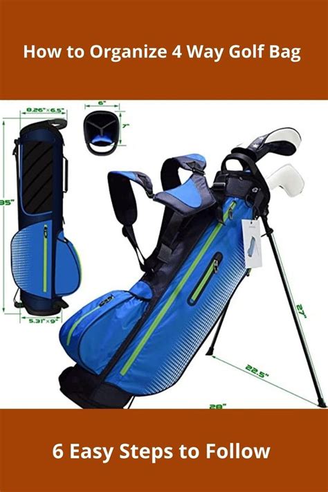 How To Organize Clubs In 4 Way Golf Bag Golf Bags Golf Golf Trip