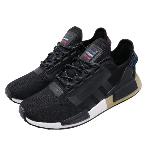 adidas NMD R1 V2 Core Black Gold Metallic FW5327 - KicksOnFire.com