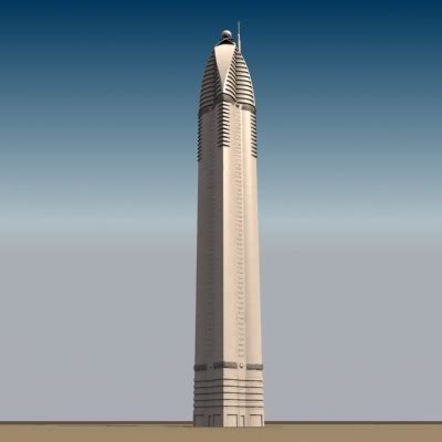 rose tower dubai 3d model