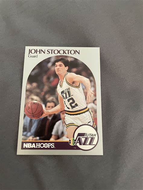 John Stockton 1990 NBA Hoops Card 294 EBay