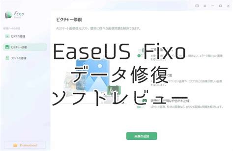 ファイル修復ソフトEaseUS Fixoを使用してみました製品レビュー AsukaKawaguchi Photograph