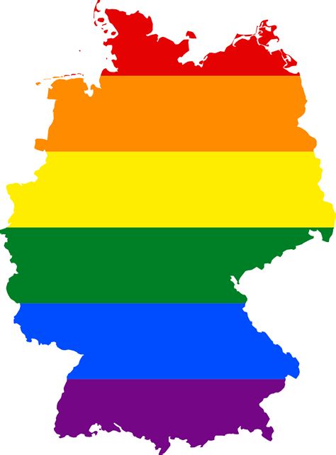 ملف Lgbt Flag Map Of Germany Svg المعرفة