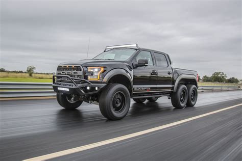 The Hennessey Velociraptor 6x6 Is A Six Wheeled Monster