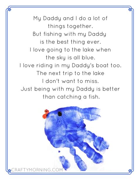 8 Free Fathers Day Poem Printables Crafty Morning