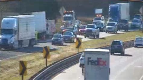 Tractor Trailer Crash On I 81n In Botetourt County Cleared