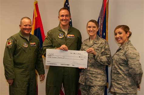 Wing Commanders Generosity Kicks Off 2014 Cfc 162nd Wing News