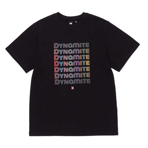 BTS "Dynamite" T-Shirt (Black) - Small (Official Merchandise) - Walmart.com