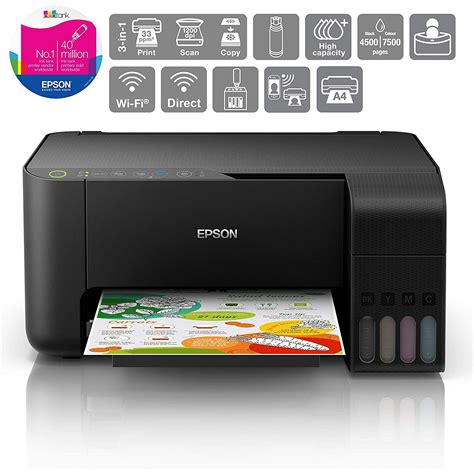 Epson Ecotank Et M Colour Wireless Inkjet Printer Falcon Computers