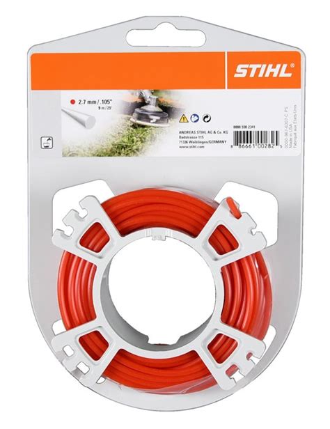 Stihl M Hfaden Rund Rot Mm Grube At