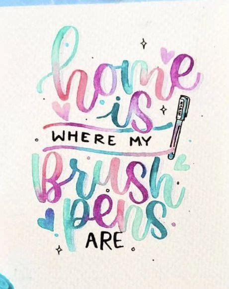 37 Brush Letter Quotes To Practice With Happily Ever After Etc Artofit