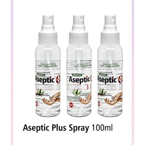 Jual HAND SANITIZER ONEMED 100ML SPRAY Aseptic Plus Essential 100 Ml