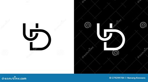 Ud Or Du Logo Ud Monogram Initial Ud Logo Letter Ud Logo Icon