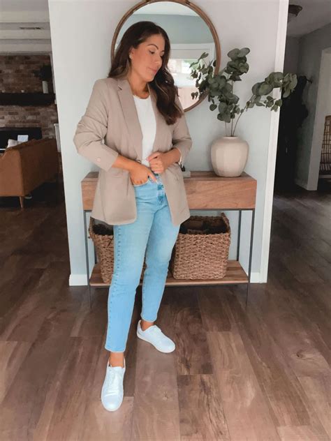 How To Wear A Blazer With Jeans 10 Outfits To Copy Now Bsl