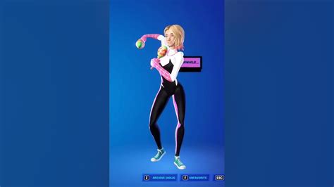 Shake It Up Spider Gwen Skin Showcase Fortnite Dances And Emotes Fortnite Chapter 3 Season 4