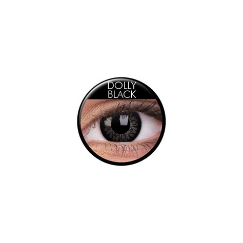 Colourvue Dolly Black Big Eye Coloured Contact Lenses 90 Day