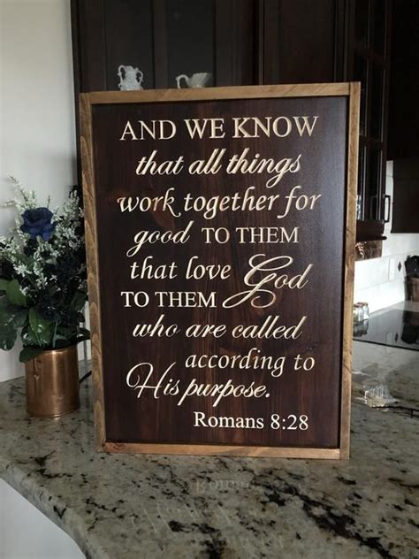 Stained Bible Verse Wall Art Romans 8 28 Bible Verse Wall Art Romans