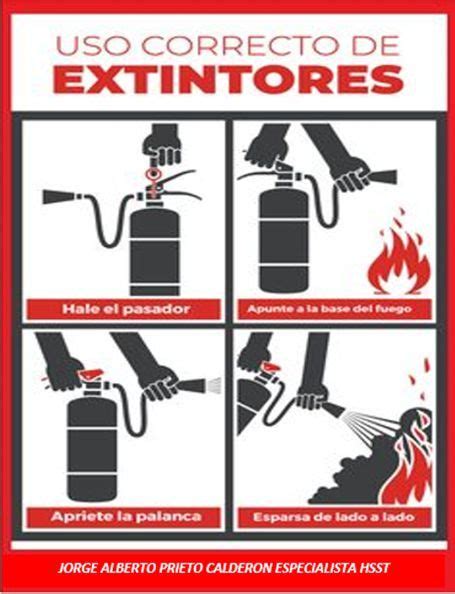 USO CORRECTO DE EXTINTORES EN UNA IMAGEN Lab Safety Fire Safety