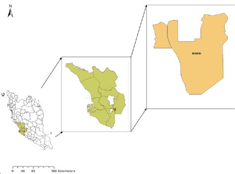 Location of the study area The Bangi network of roads, such as PLUS,... | Download Scientific ...