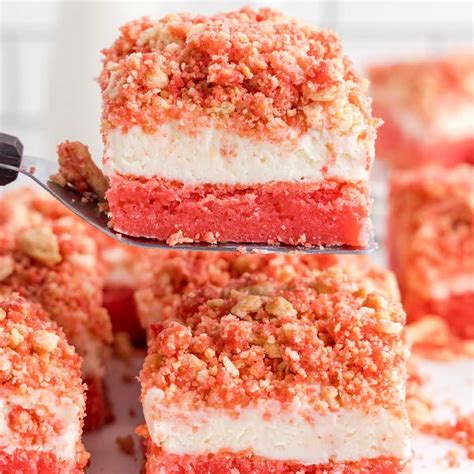 Strawberry Shortcake Brownies Recipe Cart