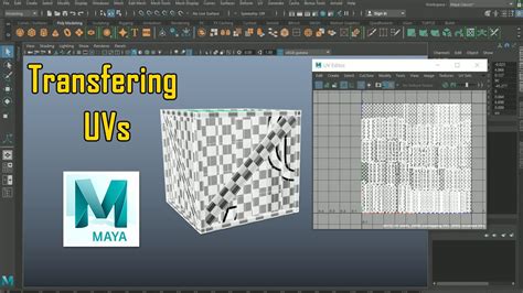 How To Transfer Uvs Transfer Attributes Autodesk Maya Tutorial Youtube