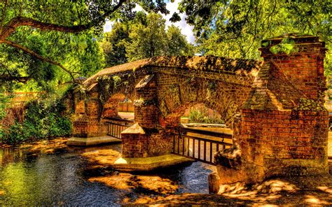 Stone Bridge Over The River HD desktop wallpaper : Widescreen : High ...