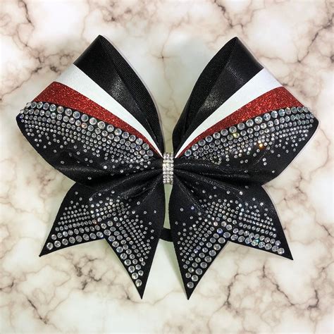 Rhinestone Cheer Bow Etsy