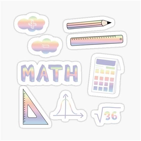 Stickers Sur Le Thème Subject Math Science Stickers Fun Stickers School Stickers