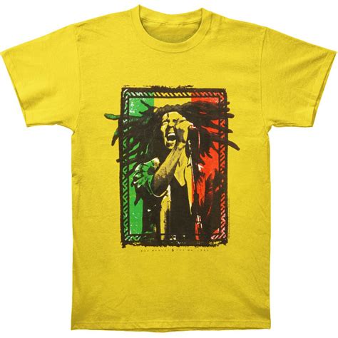 Bob Marley Men S The Wailers T Shirt Yellow Stellanovelty