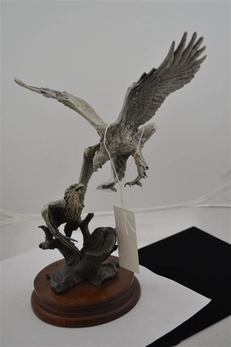 Sold At Auction Chilmark Pewter Wings Of Liberty Michael Boyett Signed