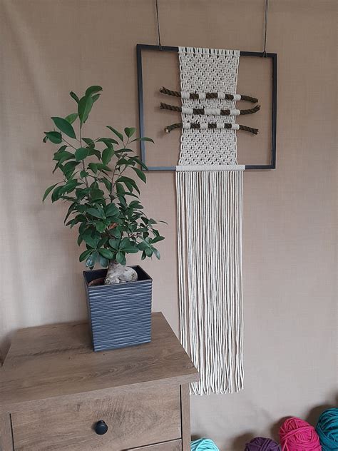 minimalist macrame modern macrame etsy