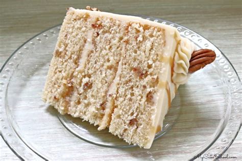 Toffee Pecan Caramel Cake With Caramel Cream Cheese Frosting My Cake