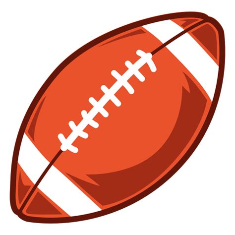 American Football Ball Side Illustration Png Design