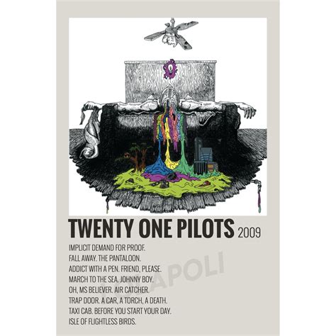 Jual Poster Cover Album Self Titled Twenty One Pilots Shopee Indonesia