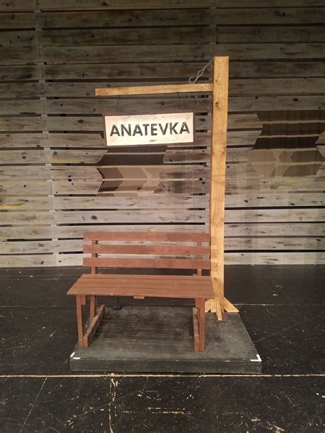 Fiddler On The Roof Set Anatevka Sign