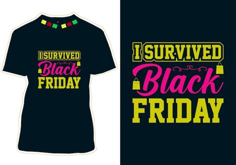 Premium Vector Black Friday T Shirt Design Vector