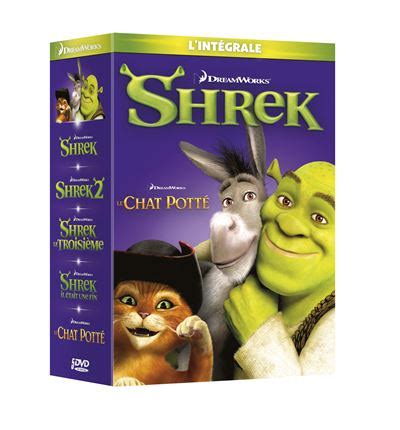 Coffret 100 Shrek 1 à 5 DVD DVD Zone 2 Achat prix fnac