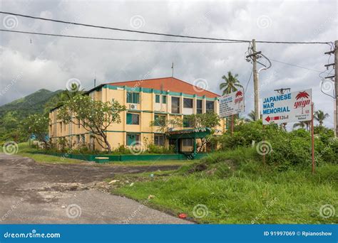 The Kaivuna Resort Hotel, Rabaul, New Guinea. Editorial Stock Image ...