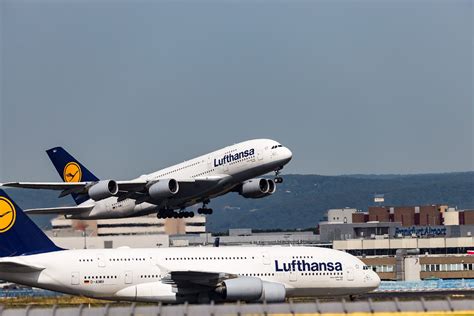 Frankfurt airport plane watching, Germany