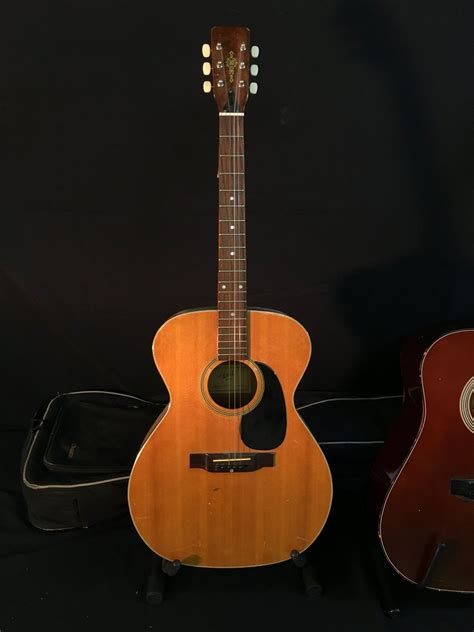 3 GUITARS: TRADITION MODEL TG500 ACOUSTIC GUITAR WITH SOFT SHELL CASE ...