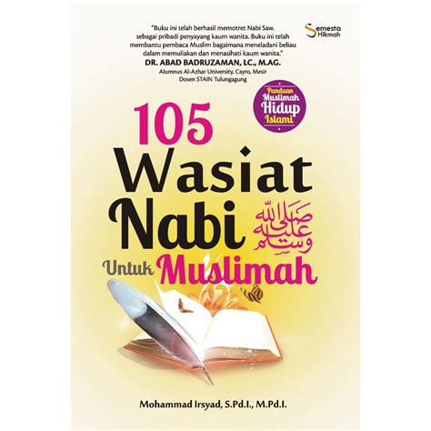 Jual Semesta Hikmah Publishing Buku Muslimah 105 Wasiat Nabi Saw