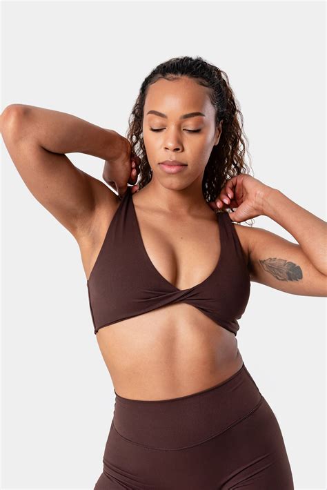 Selene Sports Bra Java Brown Kamo Fitness Reviews On Judge Me