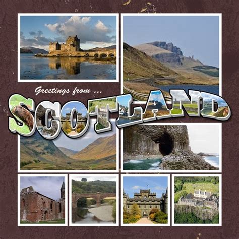 Greetings From Scotland Templates Digital Art