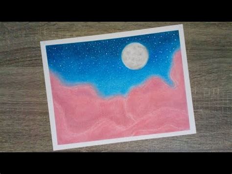 Como Dibujar Un Paisaje F Cil Con Gises Pastel Paisaje De Nubes