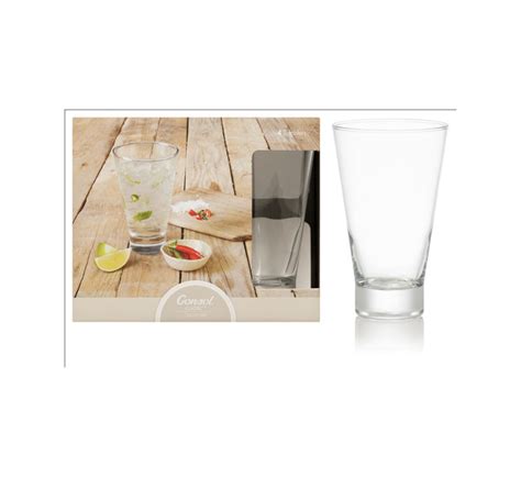 Consol 400 Ml Seville Hi Ball Glasses 4 Pack Makro